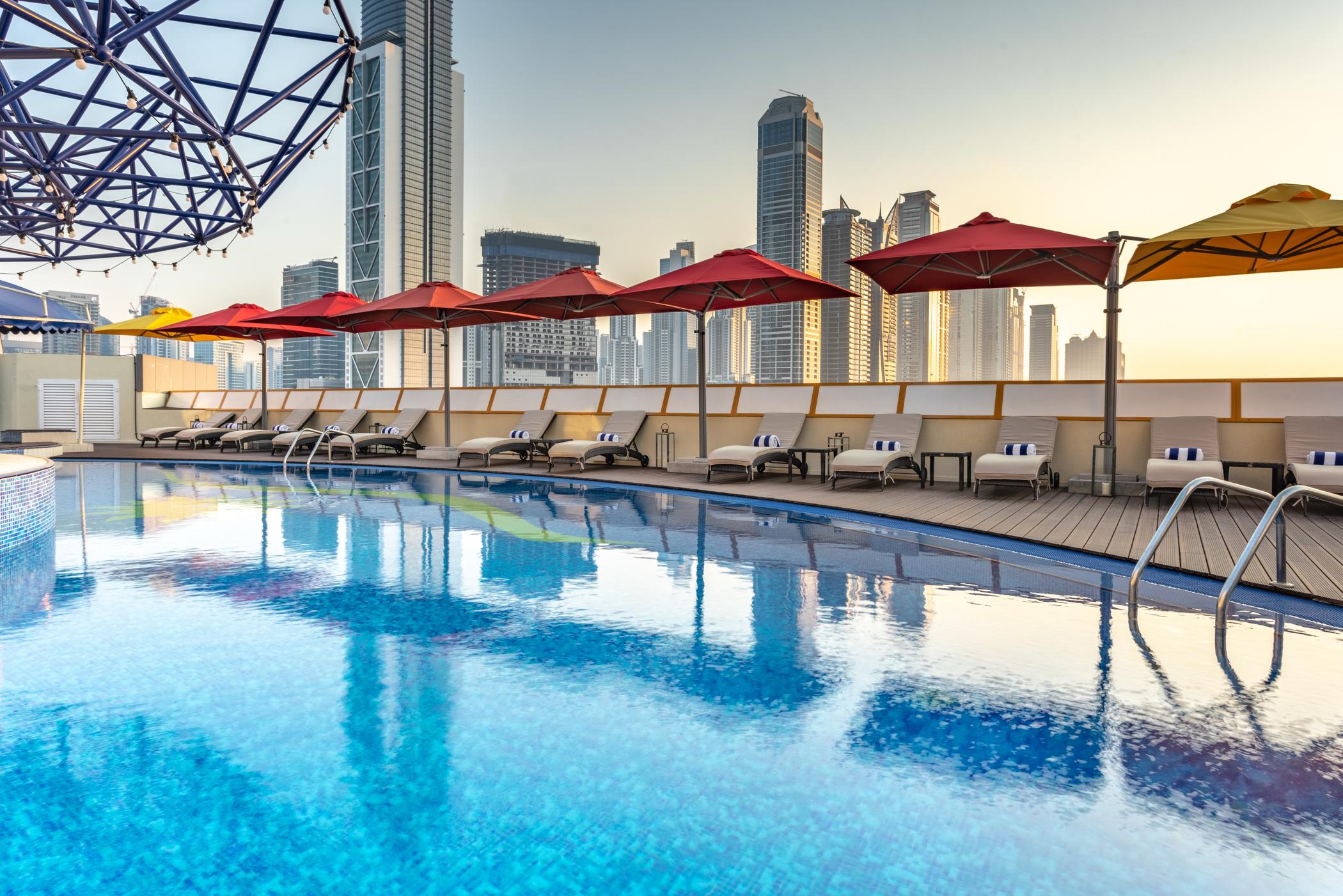 Leva Hotel Mazaya Centre Dubai Bagian luar foto